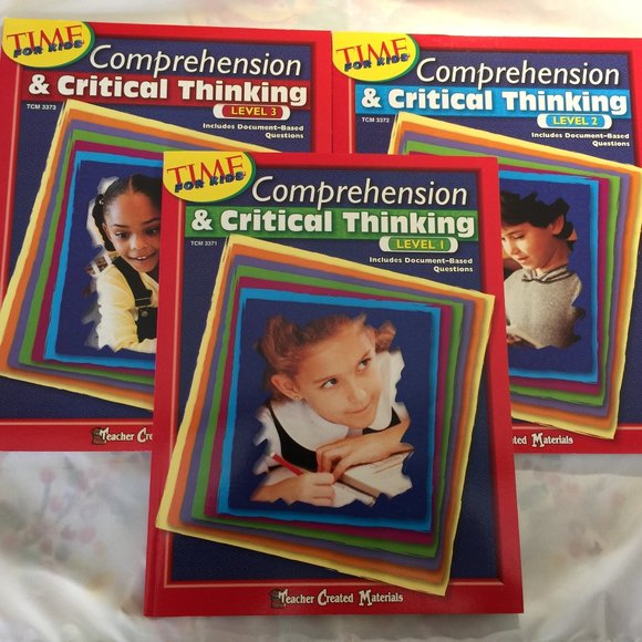 3 Comprehension & Critical Thinking teaching Books - Picture 1 of 14